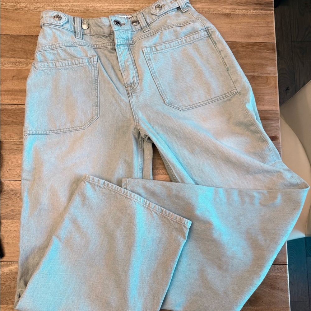 We The Free Light Blue Straight Leg Jeans